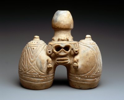 Double Effigy Vessel by Taino Culture